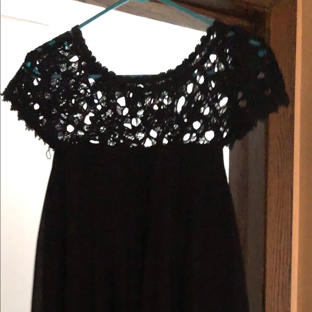 Women’s Black Shift Dress Lined Size L By Altar’d State